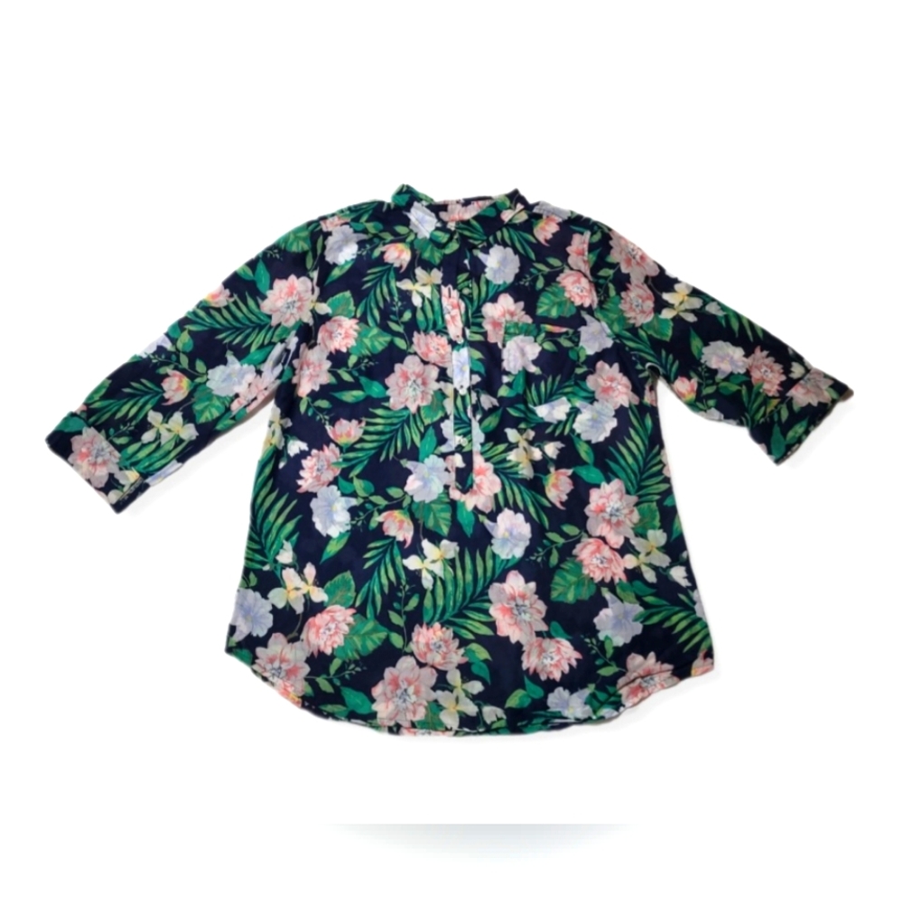 Old Navy button-down floral shirt sizes L